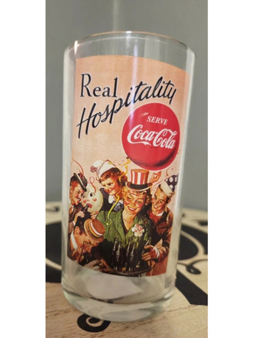Vintage Coca-Cola Drinking Glass